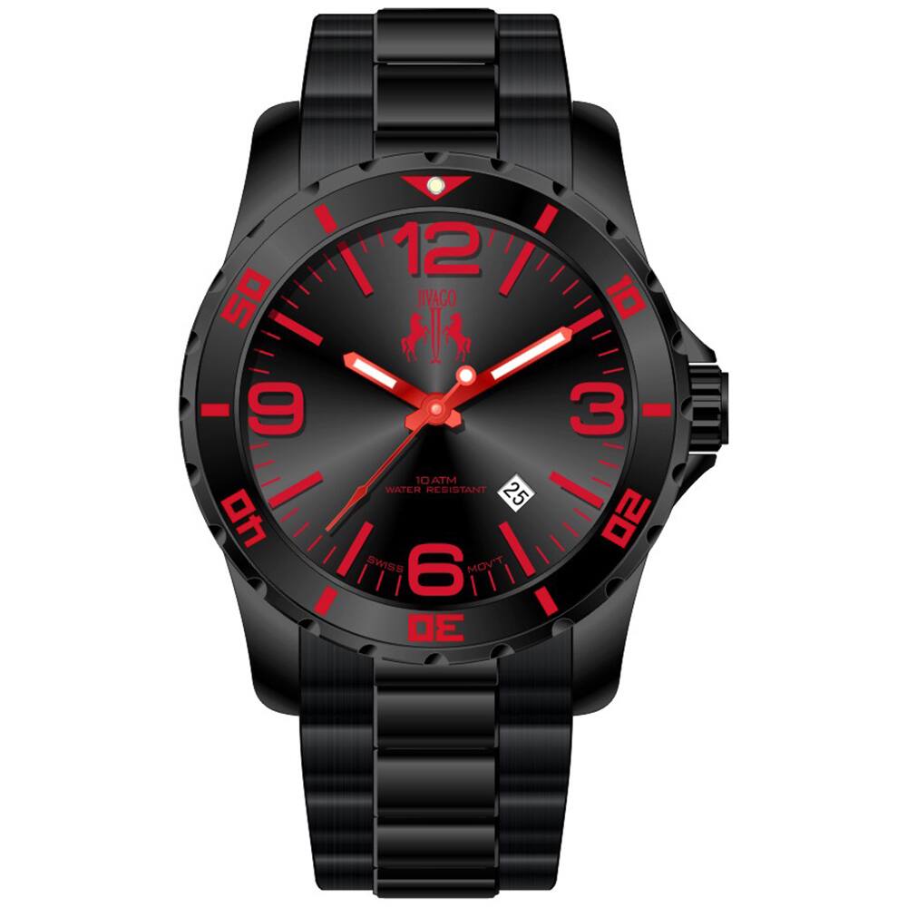 Jivago Men's Ultimate Red/ Black Watch