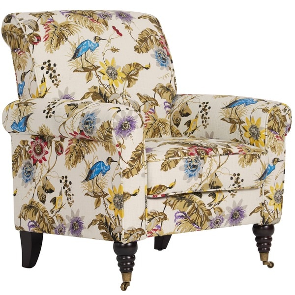 Portfolio Hyde Floral and Bird Arm Chair - Free Shipping Today ...