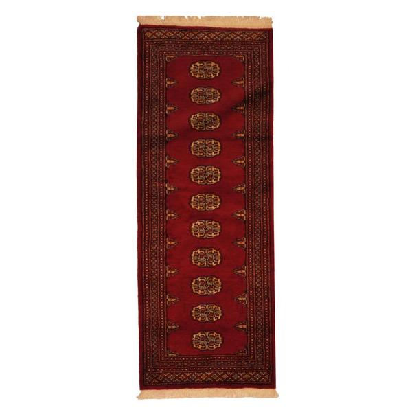 Shop Herat Oriental Pakistan Handknotted Prince Bokhara Red/ Ivory