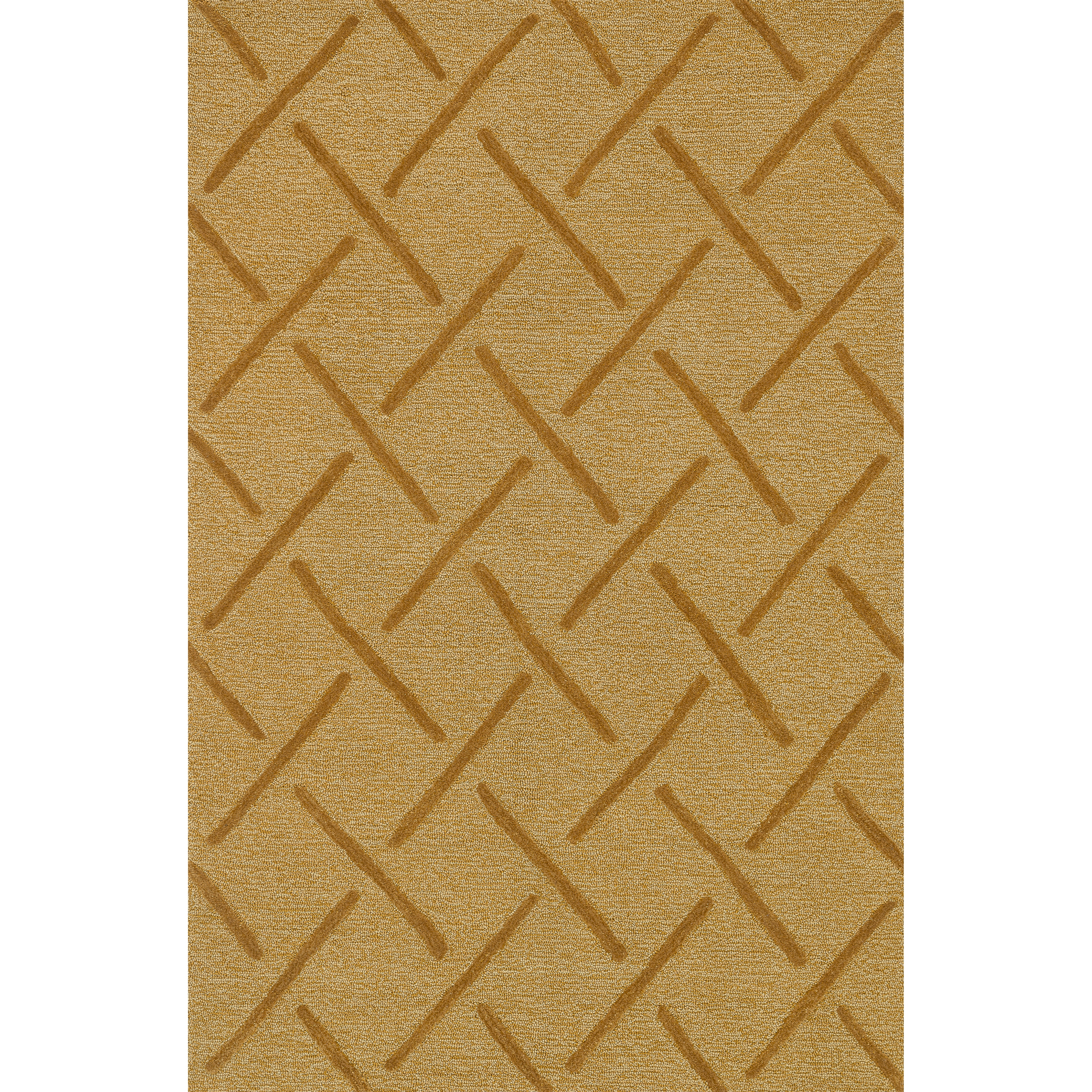 Hand Tufted Benson Gold Rug (36 X 56)