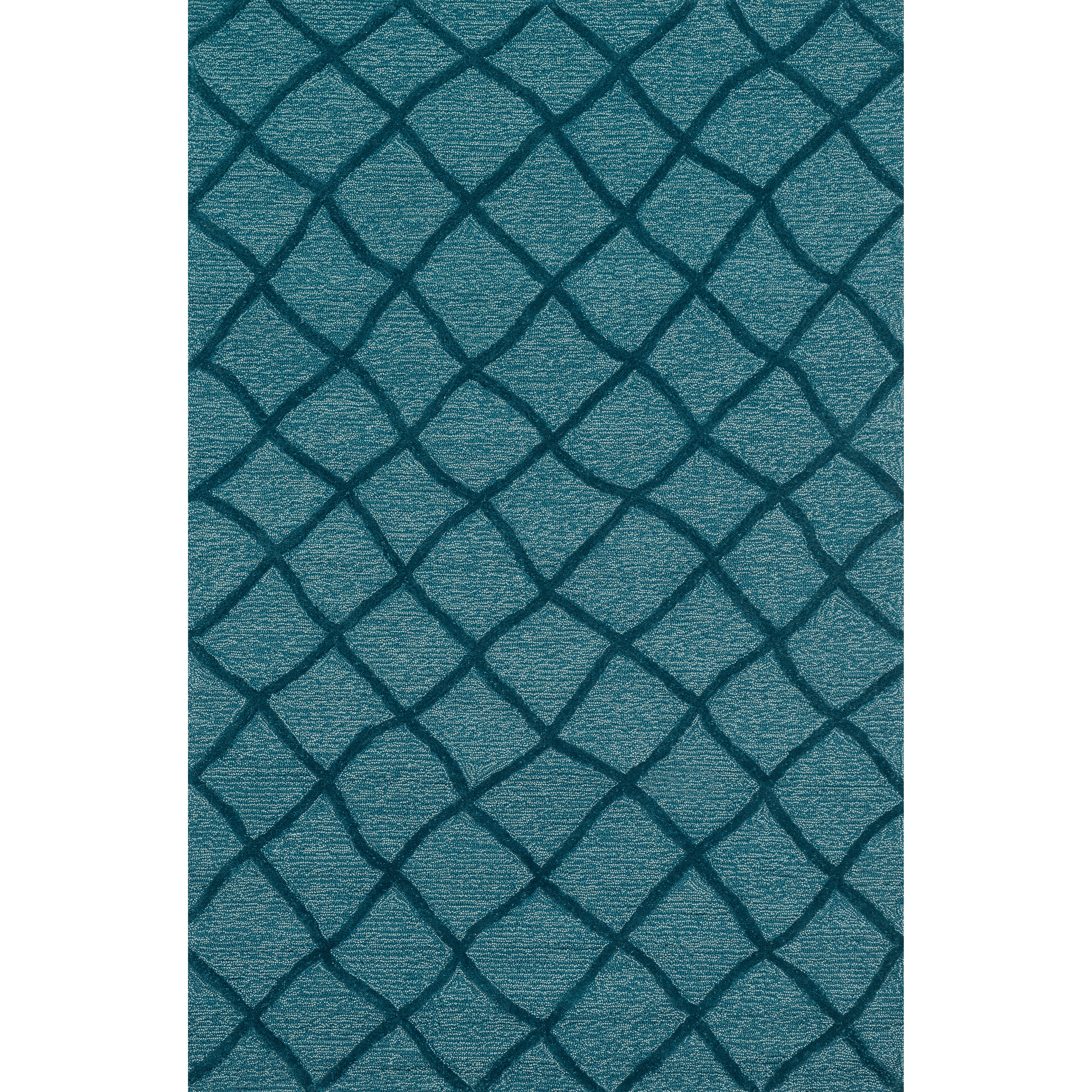 Hand Tufted Benson Blue Rug (76 X 96)