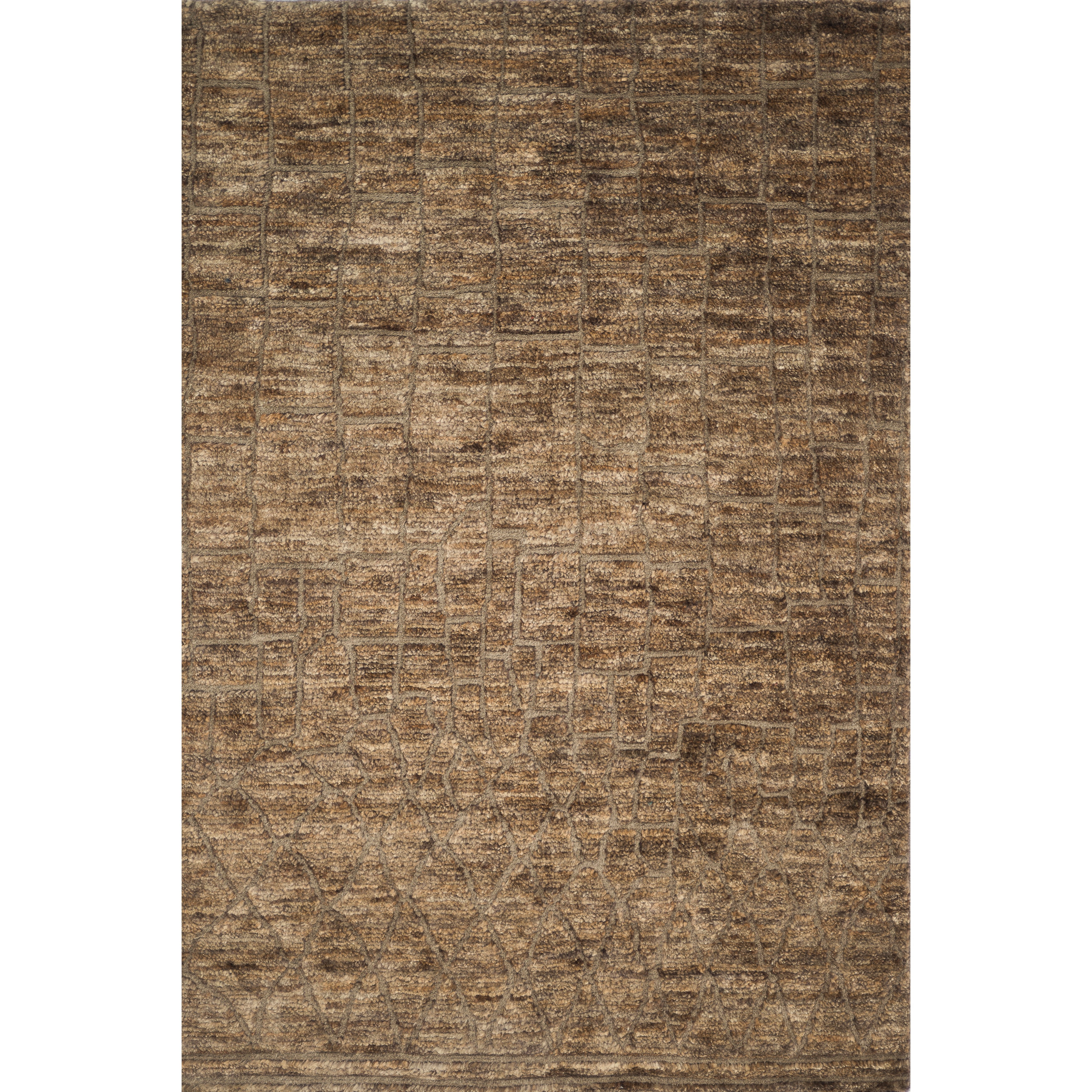 Hand Knotted Phoenix Rug Desert (56x86)