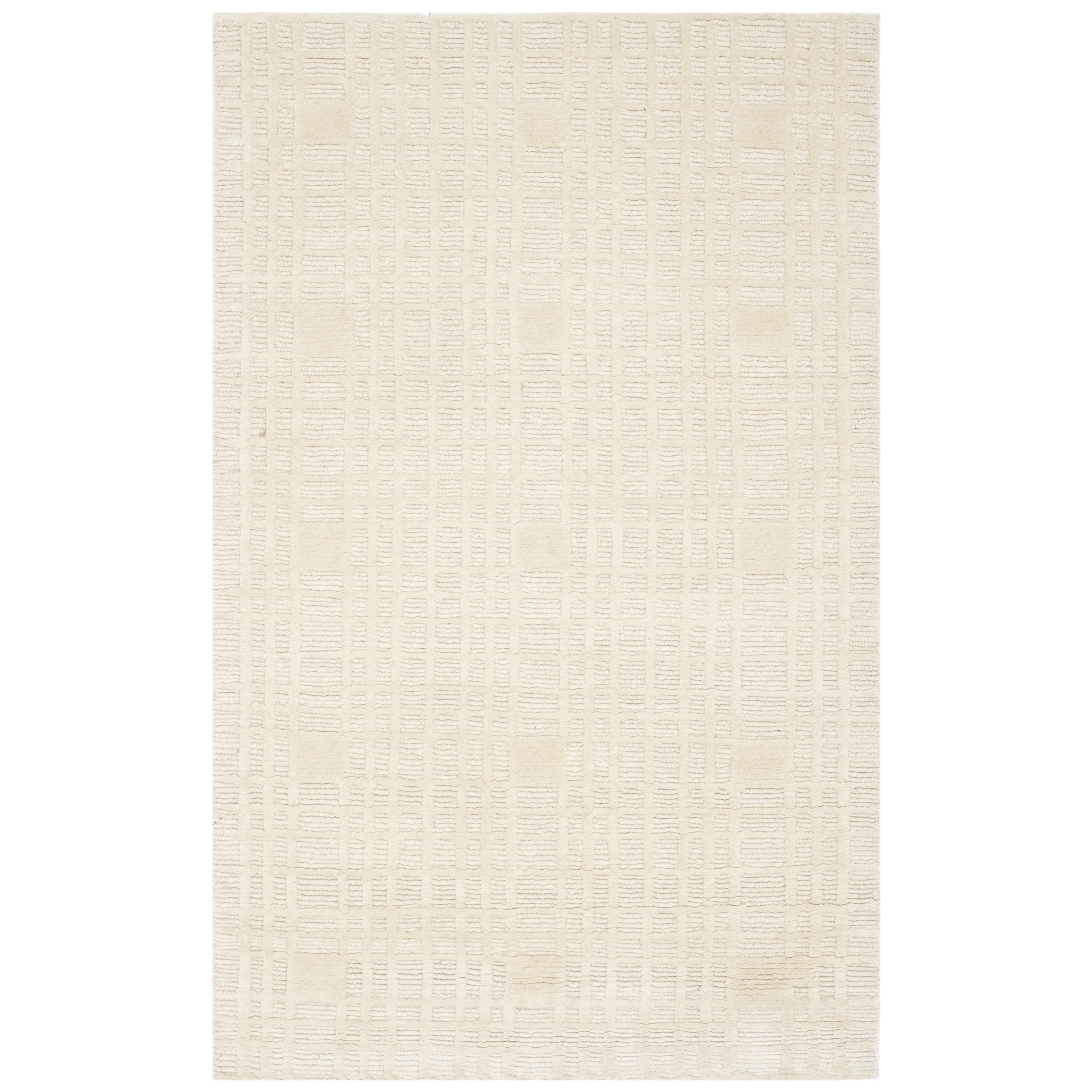 Safavieh Hand knotted Tibetan Ivory Wool Rug (3 X 5)