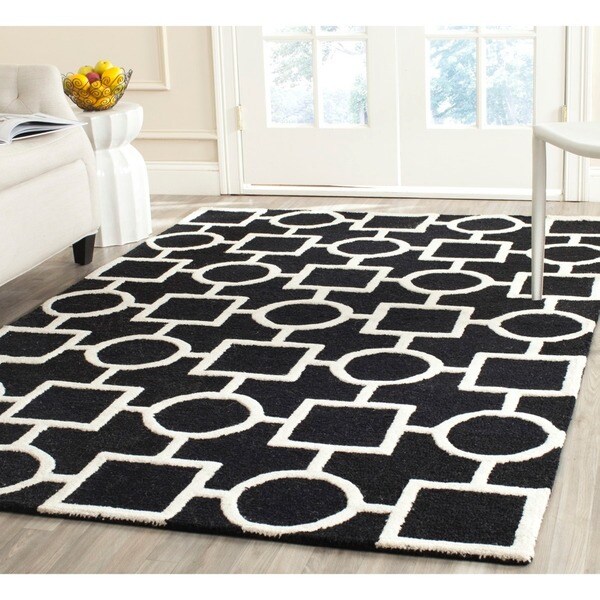 Safavieh Handmade Moroccan Cambridge Black Ivory Wool Rug X Free Shipping Today