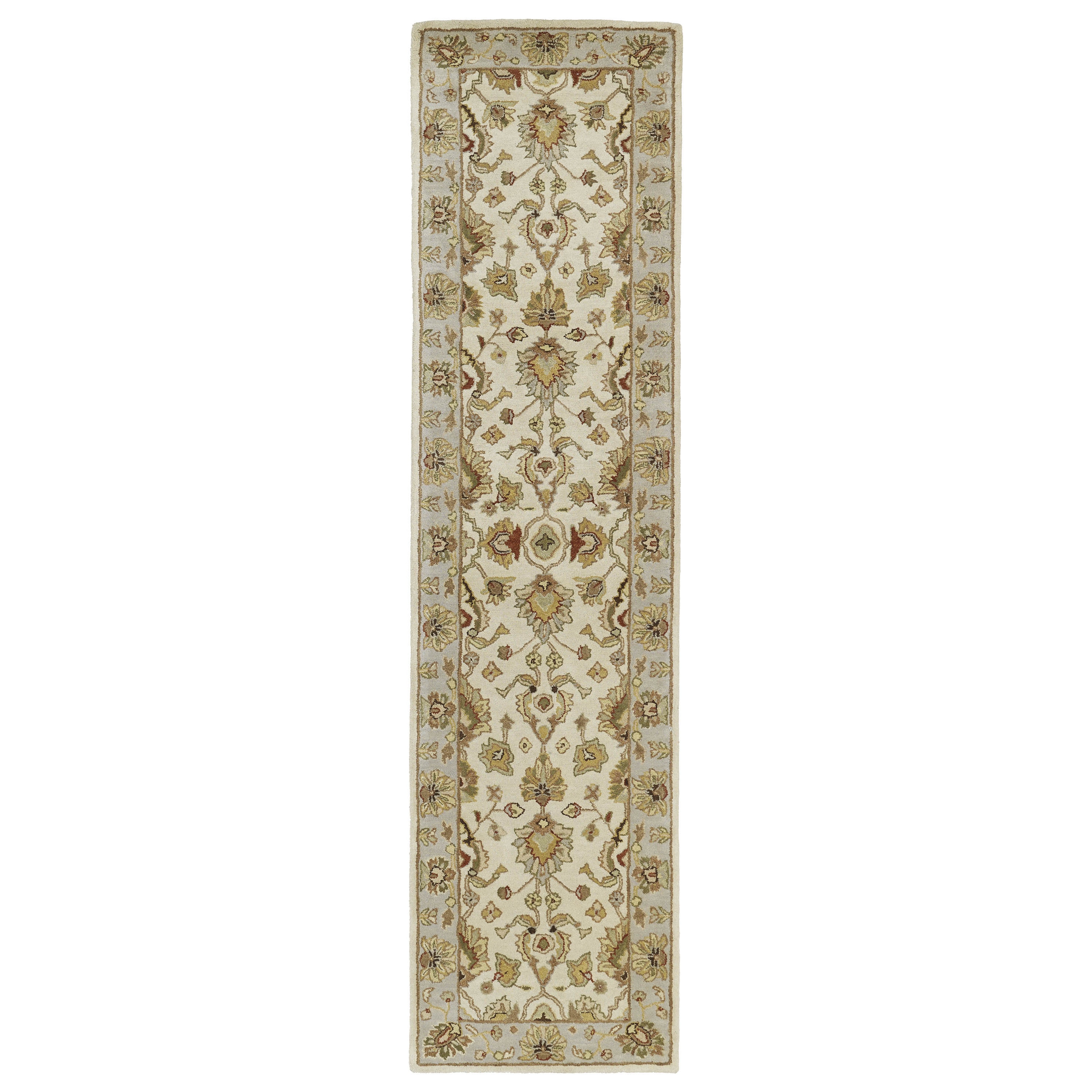 Hand tufted Anabelle Ivory Wool Runner Rug (26 X 10)