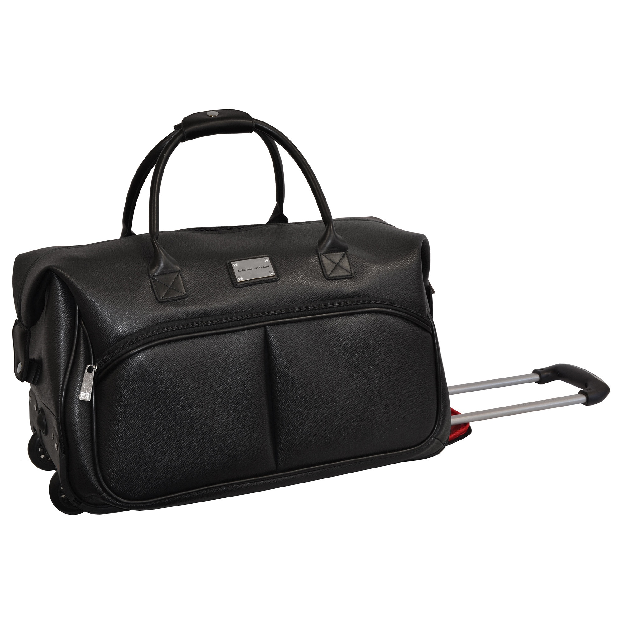 Adrienne Vittadini Carry on Fashion Rolling Upright Duffel Bag