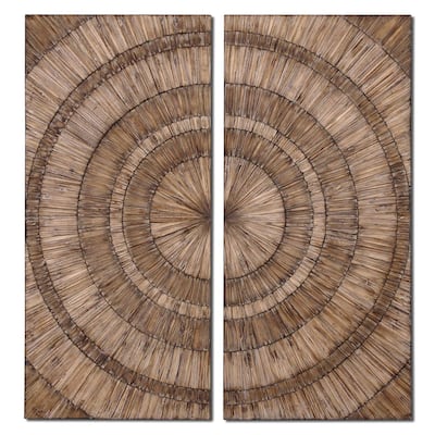 Uttermost Lanciano Wood Wall Art (Set of 2)