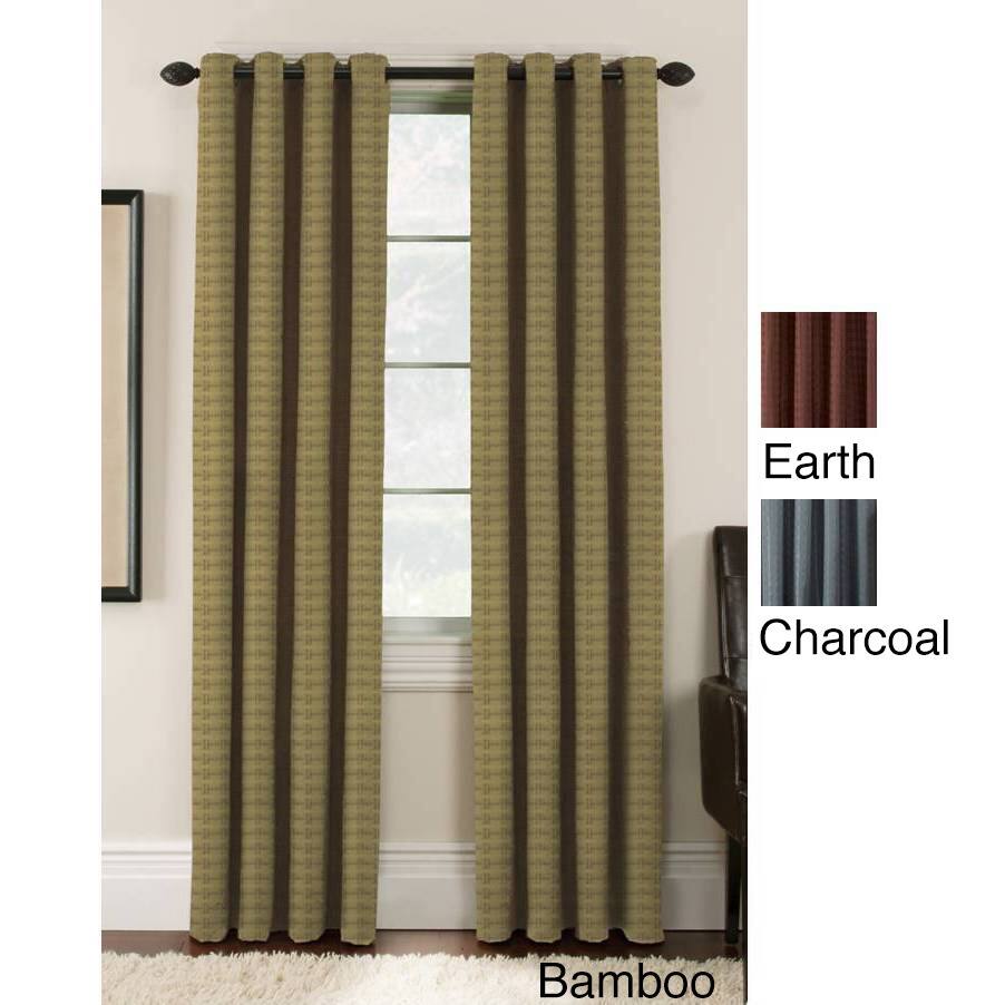 Lynette Blackout Grommet Curtain Panel Pair