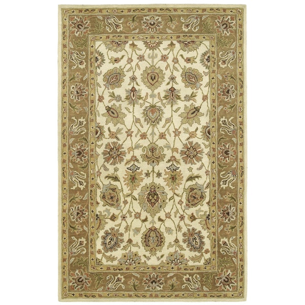 Shop Handtufted Anabelle Ivory Wool Area Rug (9' x 12') Free