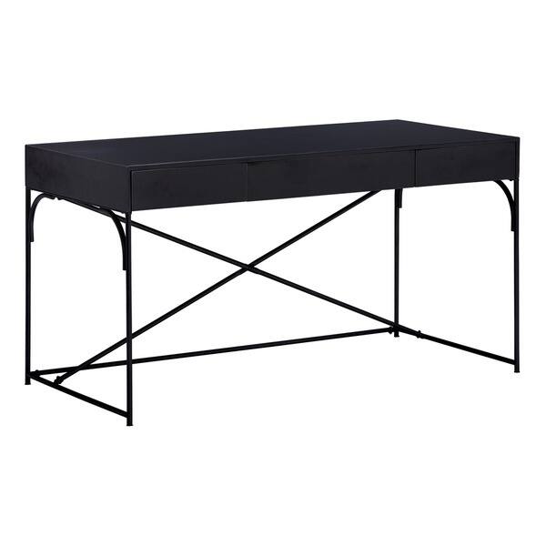 Shop Potrero Hill Distressed Black Metal Student Desk Overstock