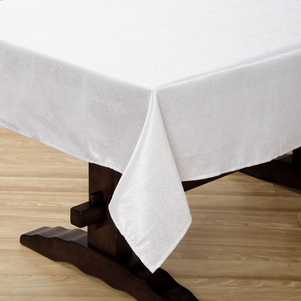 Sandstone White Tablecloth Table Linens