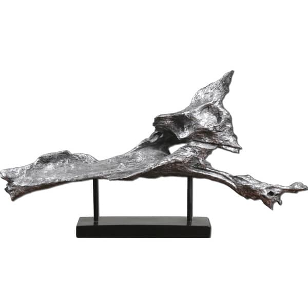 slide 1 of 1, Uttermost Cosma Antiqued Metallic Silver Sculpture