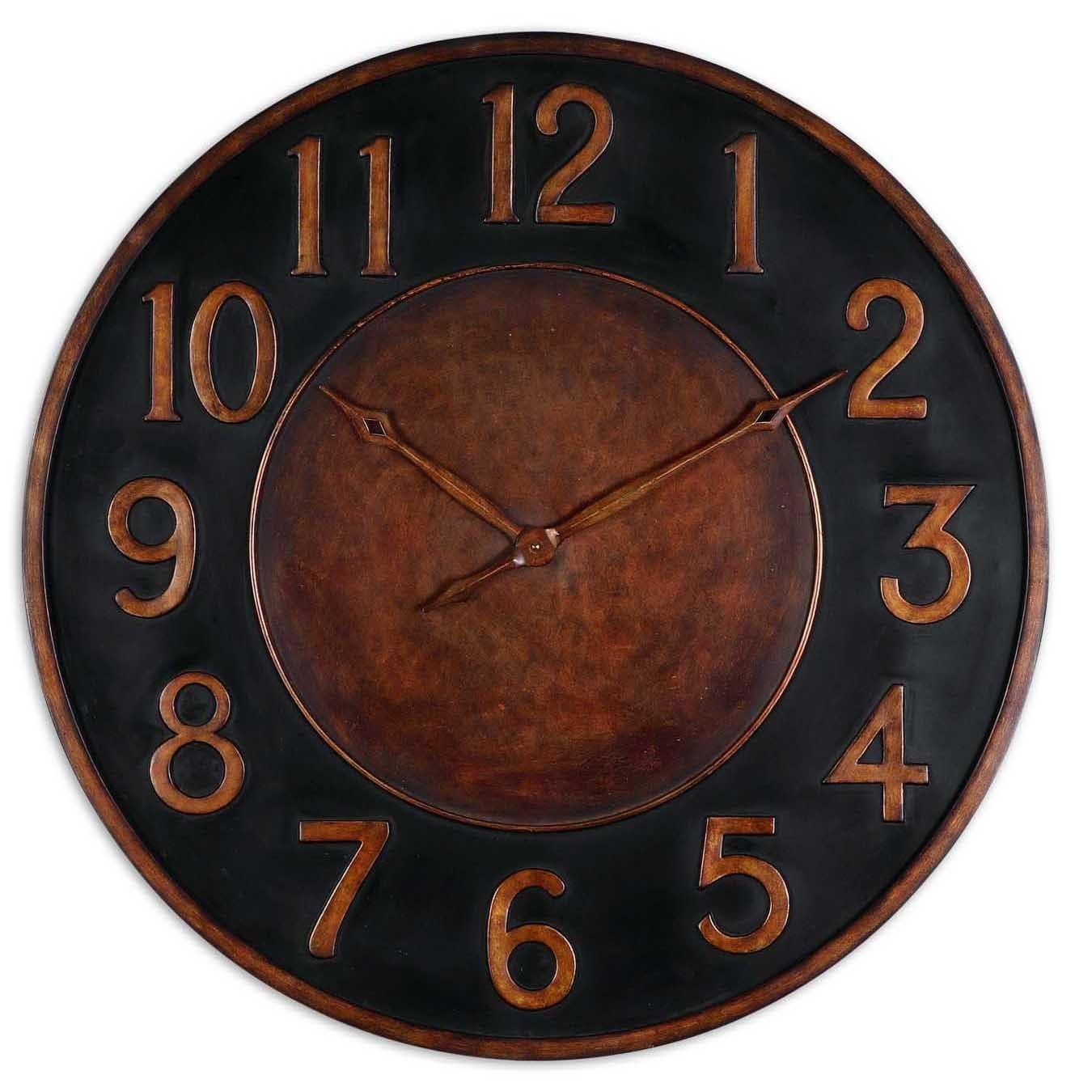 Matera Golden Bronze Wall Clock