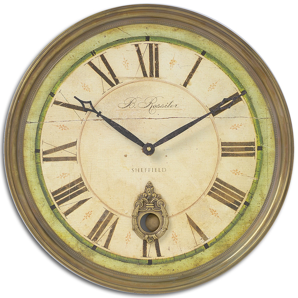 Uttermost Regency 'B. Rossiter' Weathered Wall Clock