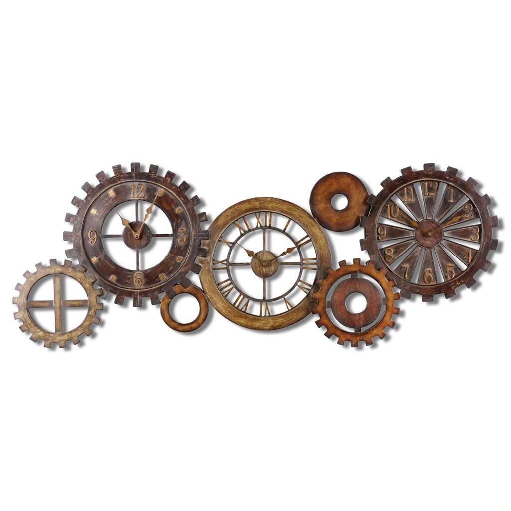 Uttermost Spare Parts Wall Clock