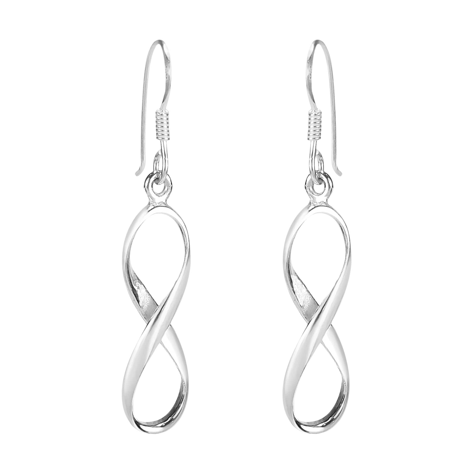 silver dangle earrings