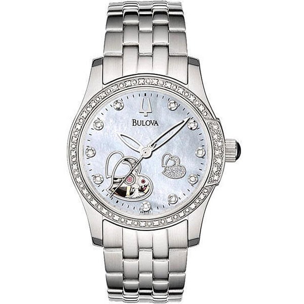 Bulova Women's Diamond Accent Automatic Watch Bulova Women's Bulova Watches