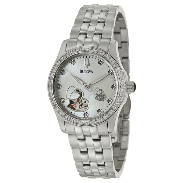 Bulova Accutron Womens Masella Stainless Steel Swiss Quartz Watch