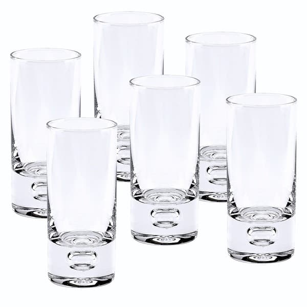 JoyJolt 6-Pack Heavy Base Shot Glass Set, 2-Ounce Glasses