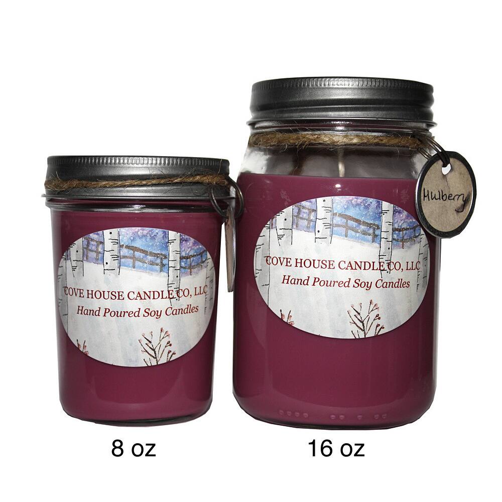 Mulberry 8/ 16-ounce Soy Container Candle