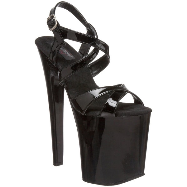 8 inch spiked platform heel play with double squirt 3