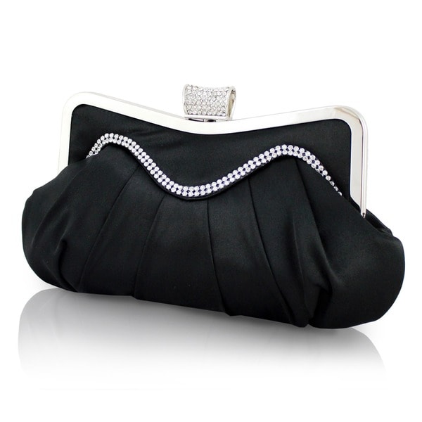 Shop Jacki Design Satin Soft Frame Evening Clutch - Medium - Free ...