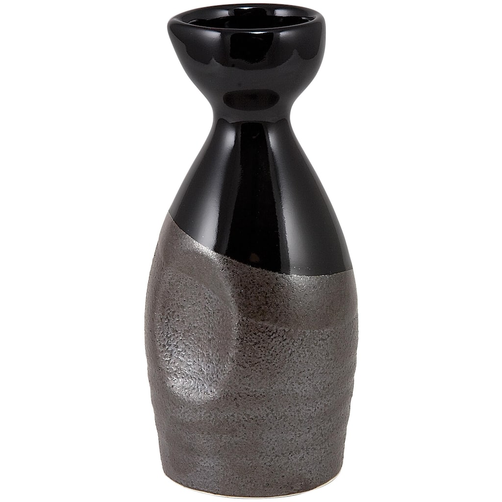 Black Iron Trim Sake Pitcher