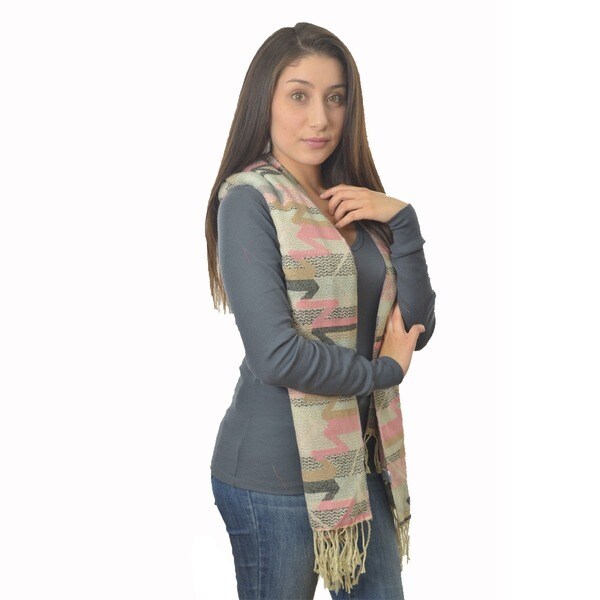 LA77 Tribal Print Blanket Scarf. Opens flyout.