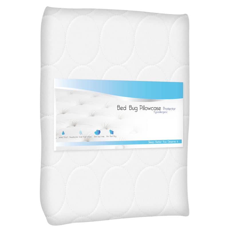 Remedy Waterproof Pillow Protector – Washable Cotton Pillowcase with ...