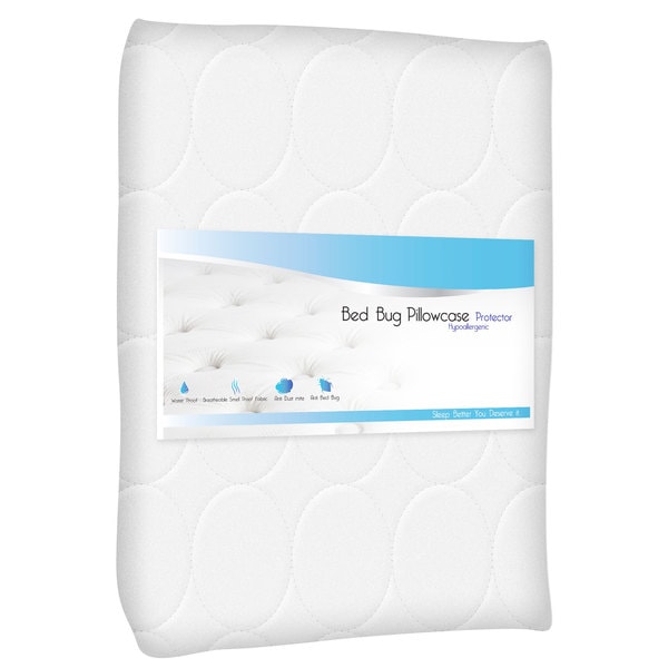 Remedy Waterproof Pillow Protector undefined Washable Cotton Pillowcase with Zipper to Help Prevent Bed Bugs and Dust Mites King On Sale Bed Bath Beyond 8534550