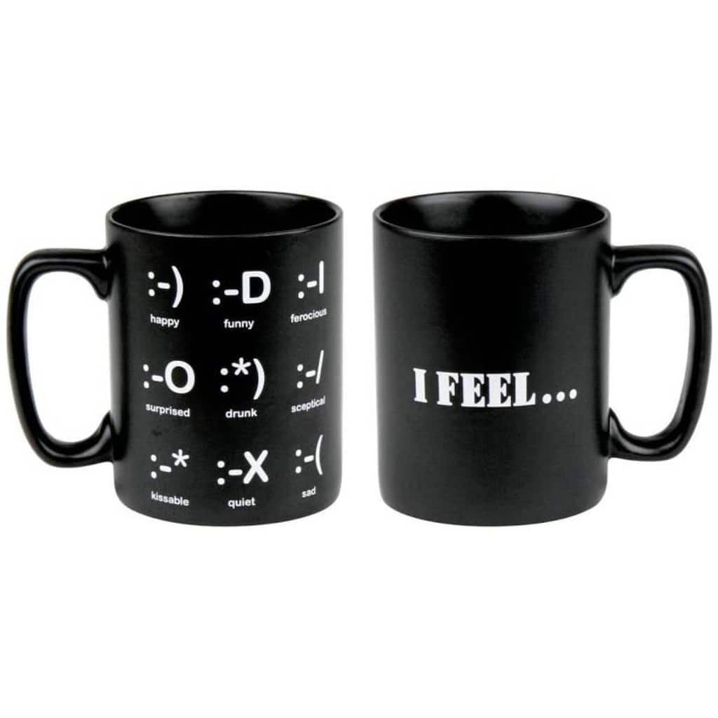 Konitz Chalk Talk Smiles Giftboxed Mugs (Set of 4)