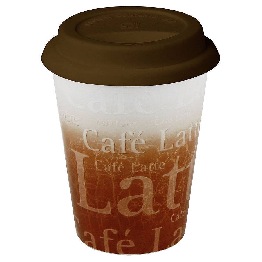 Konitz Wow to Go Brown Travel Mugs (Set of 2)