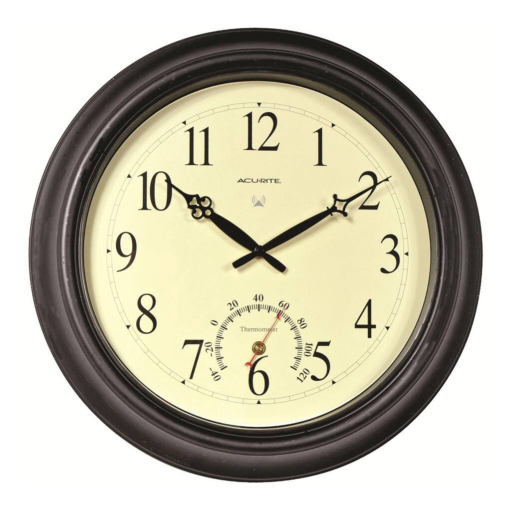Acu-rite 18-inch Outdoor Atomic Wall Clock - 18"