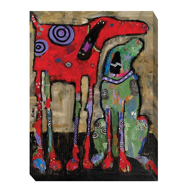 Jenny Foster 'Wait and Stay' Canvas Art - Giclee Gallery Wrap 40 x 30 x 1.5
