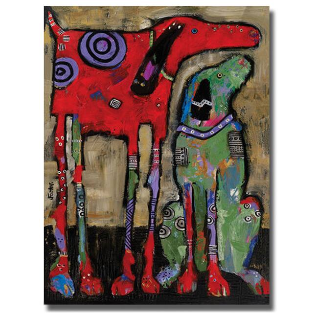 Jenny Foster 'Wait and Stay' Canvas Art - Stretched 18 x 24
