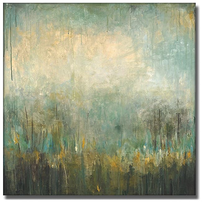 Wani Pasion 'Jardin Vert' Canvas Art