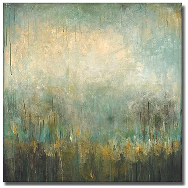 Wani Pasion 'Jardin Vert' Canvas Art