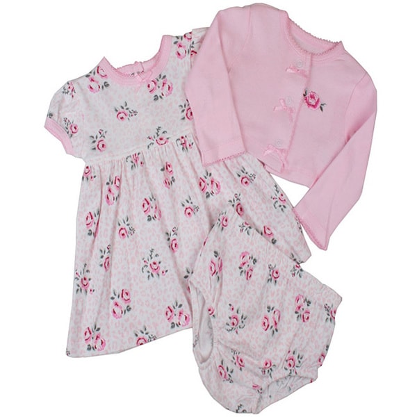 Vitamins Baby Girls Jumper Set in Pink Rose Vitamins Baby Girls' Matching Sets