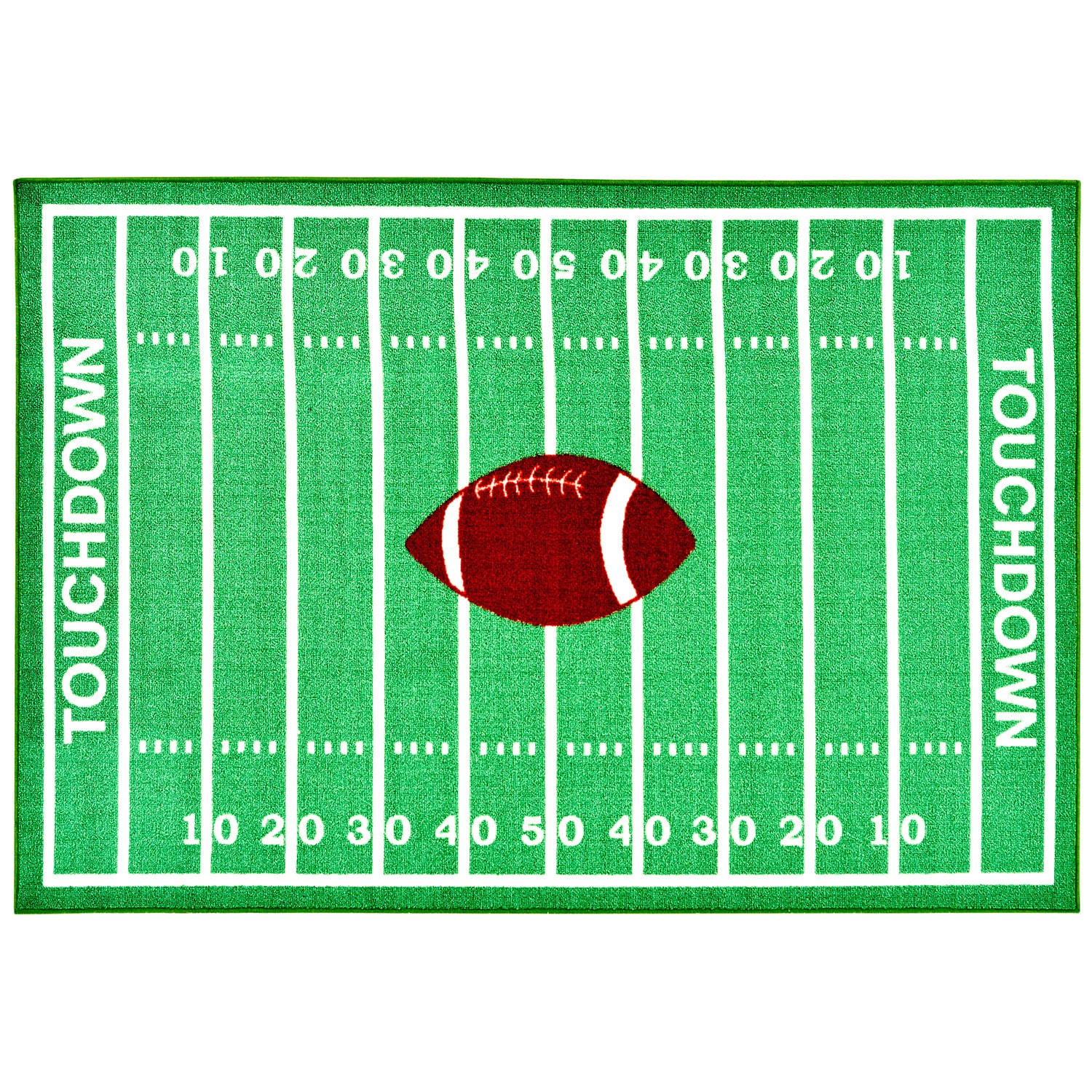 Childrens Sports Design Green Area Rug (33 X 5)