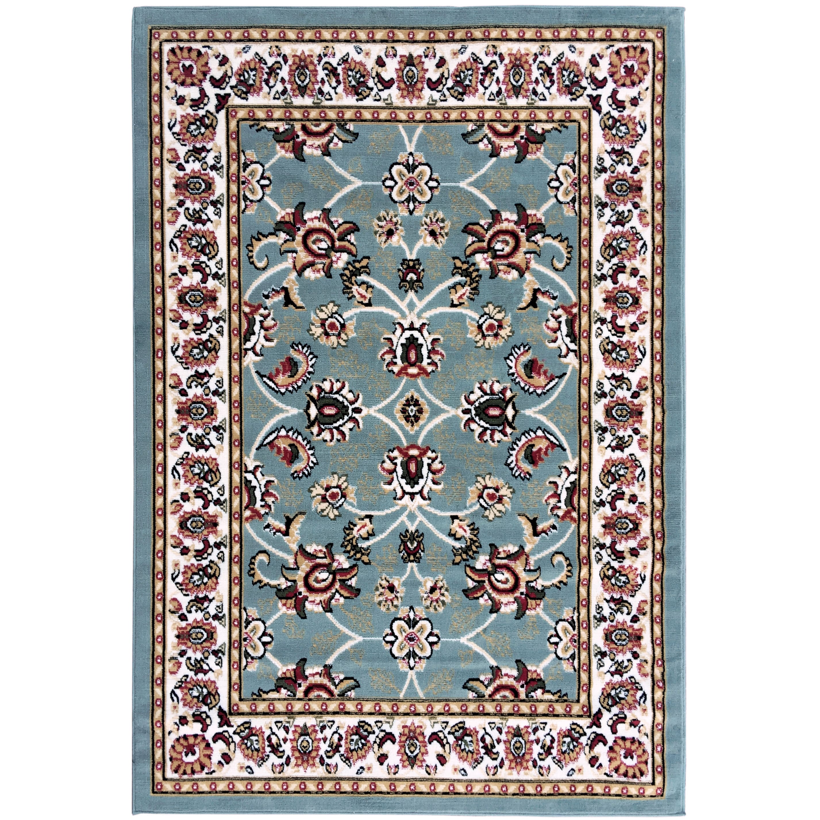 Dark Red Traditional Oriental Area Rug (82 X 910)