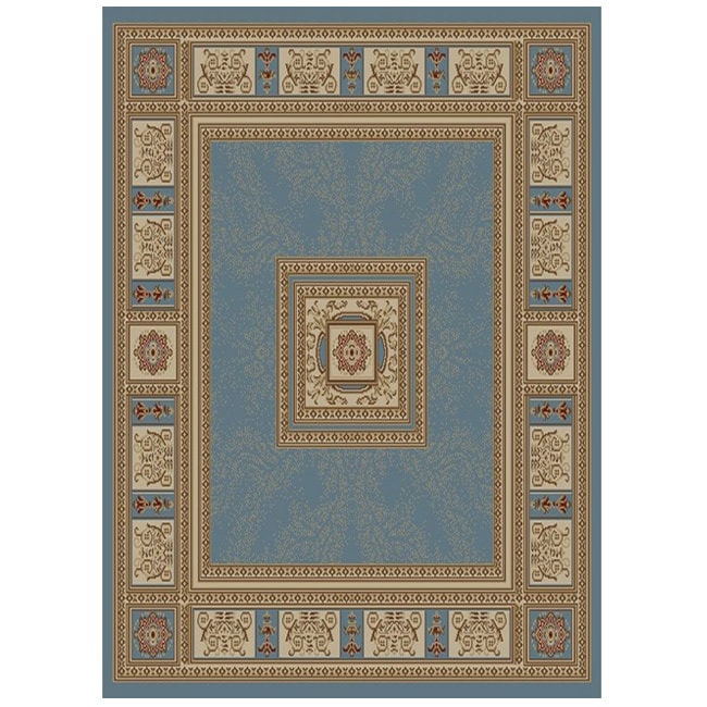 Blue Traditional European Design Area Rug (710 X 910)