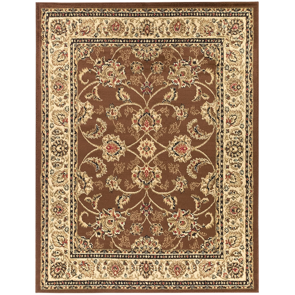 Brown Oriental Design Area Rug (311 X 53)