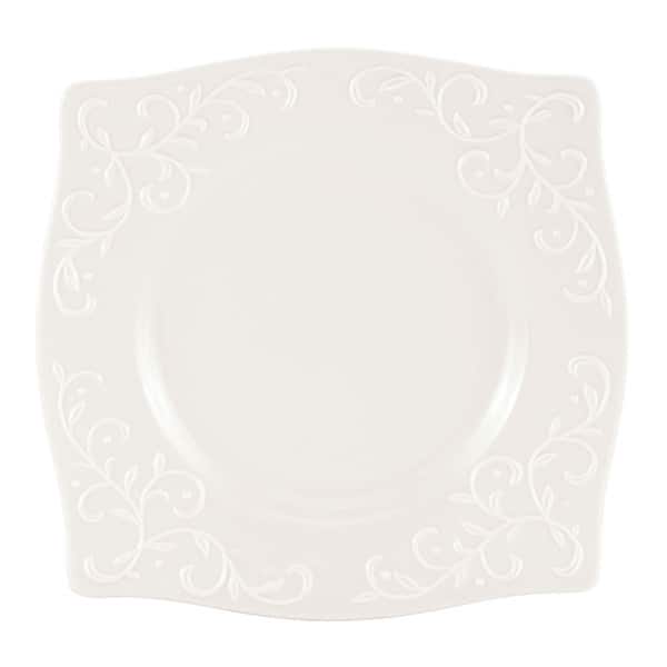 Lenox Opal Innocence Carved Square Accent Plate Overstock 8537710