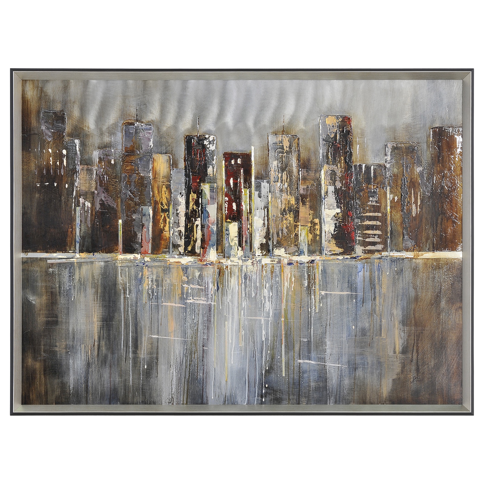 Giovanni Russo Clearing Storm Wall Decor (LargeSubject CityscapesFrame Wood frameImage dimensions 36 inches x 48 inches x 2 inchesOuter dimensions 36 inches x 48 inches x 2 inches )