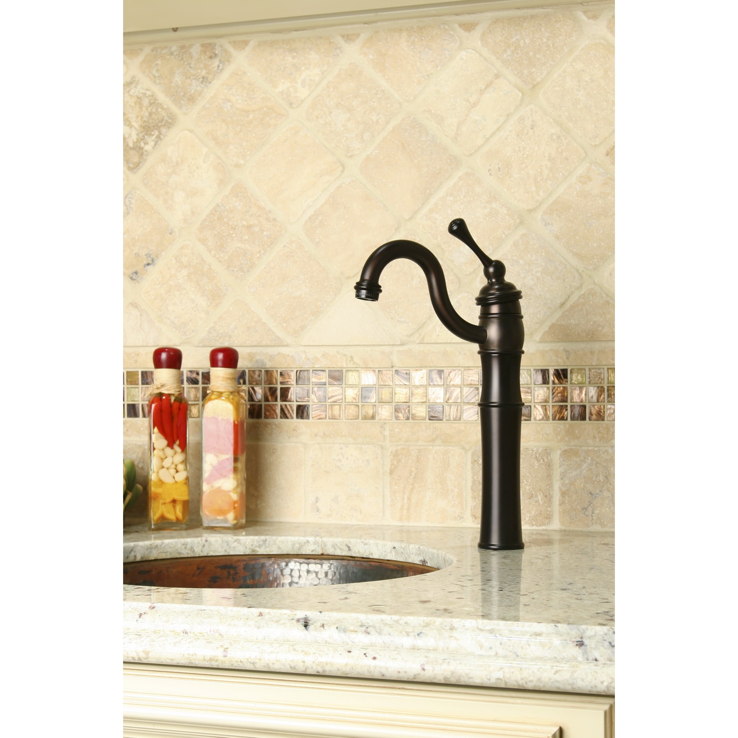 Victorian Oil Rubbed Bronze Vessel Sink Faucet