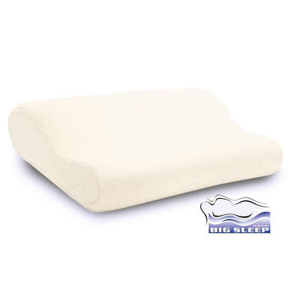Shop Italian Orthopedic Contour Memory Foam Pillow With Cover