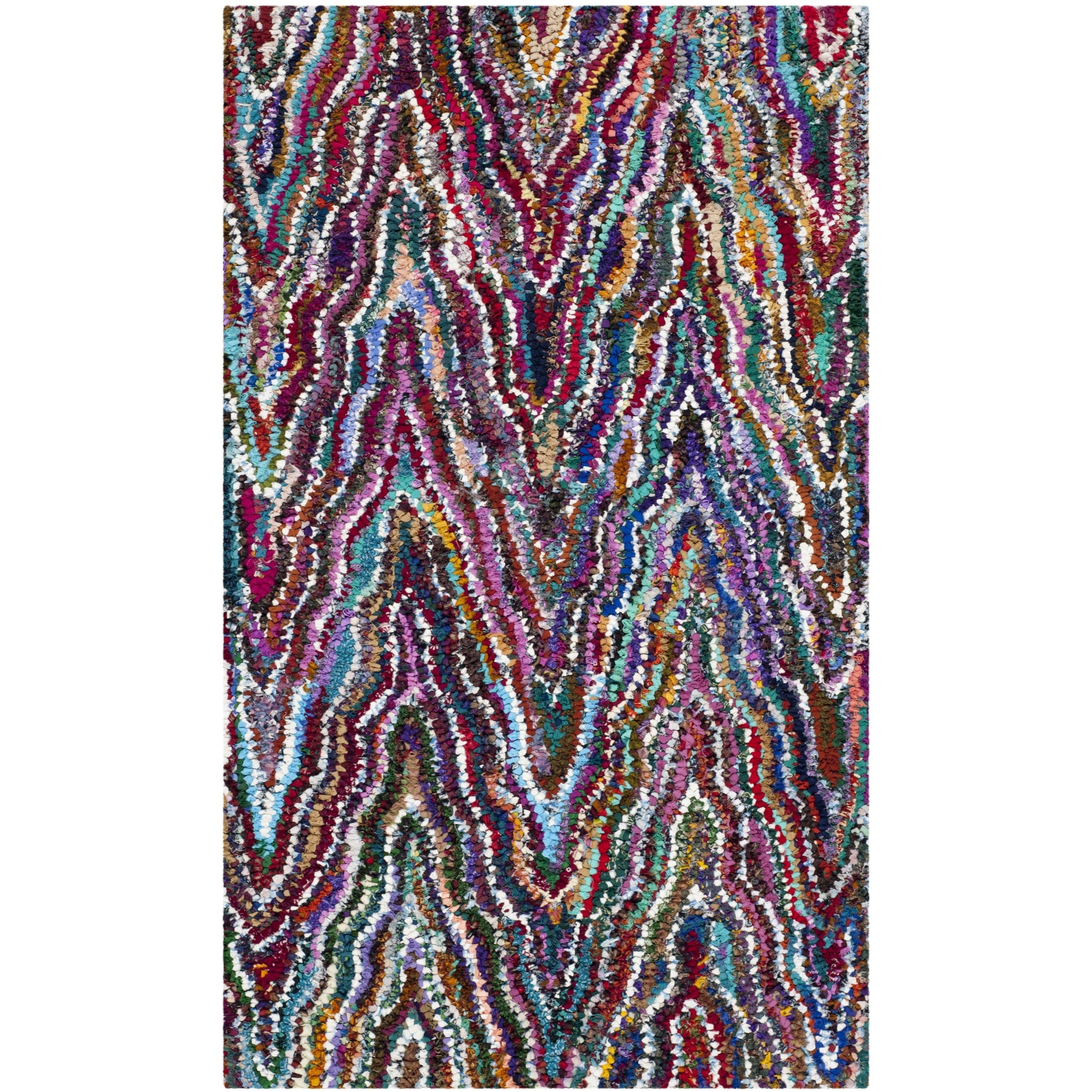 Safavieh Handmade Nantucket Multicolored Cotton Accent Rug (23 X 4)