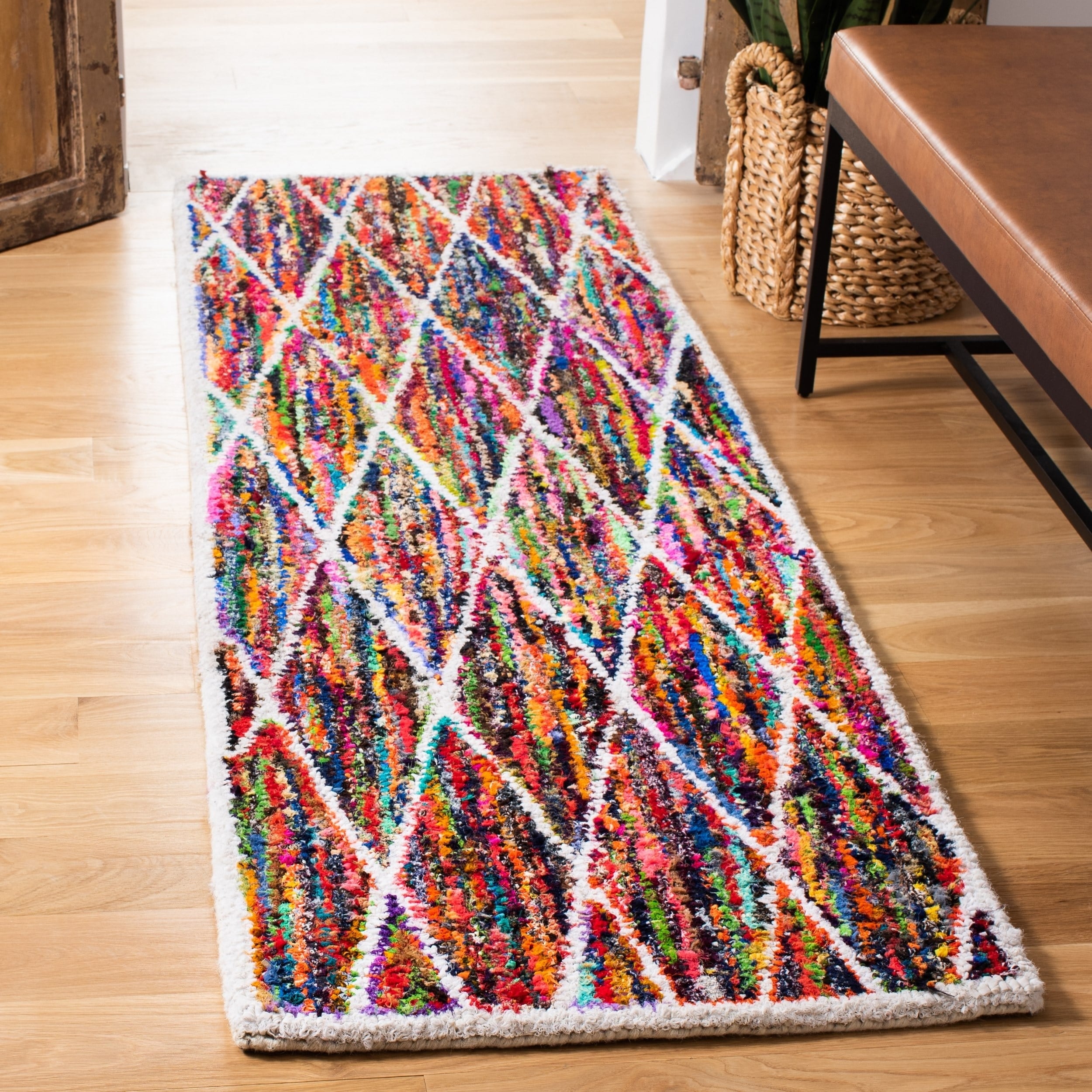 Safavieh Handmade Nantucket Multicolored Cotton Rug (2 X 3)