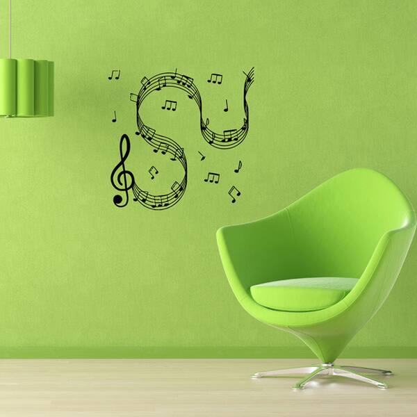 Musical Notes Vinyl Wall Decal Bed Bath & Beyond 8539904