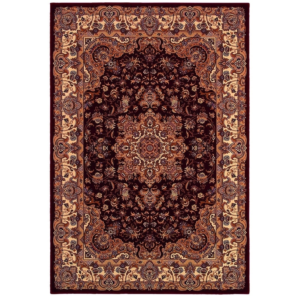 Himalaya Annapurna Antique Cream/ Persian Red Rug (311 X 53)